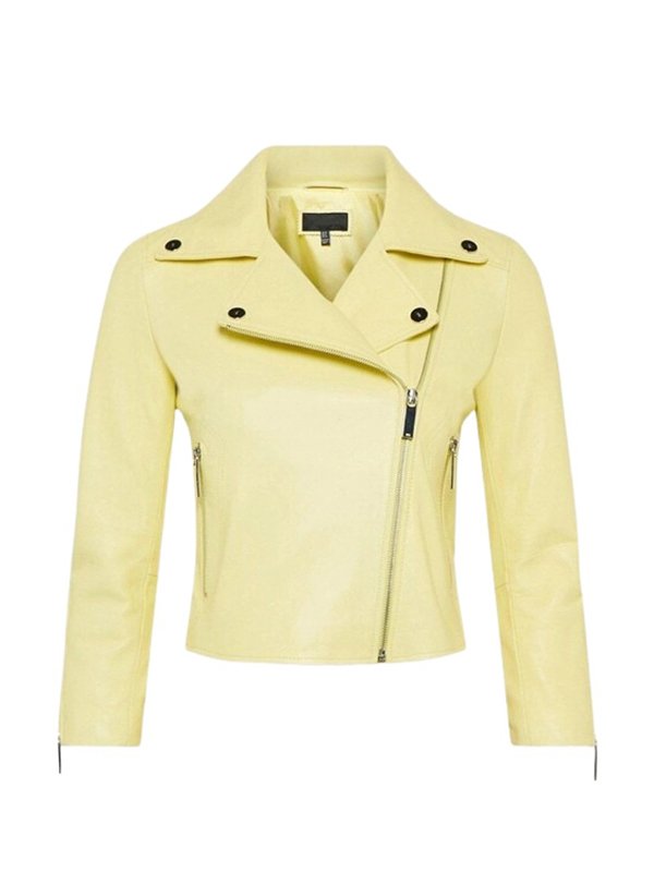 Faux Leather Womens Biker Jacket