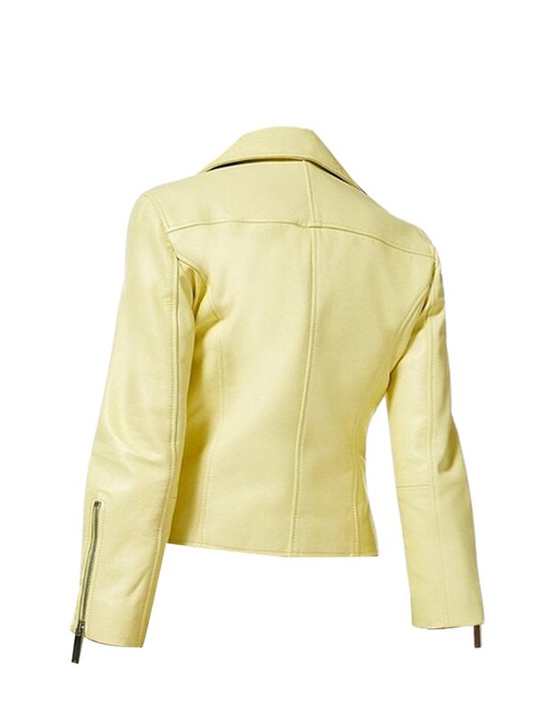 Faux Leather Womens Biker Jacket