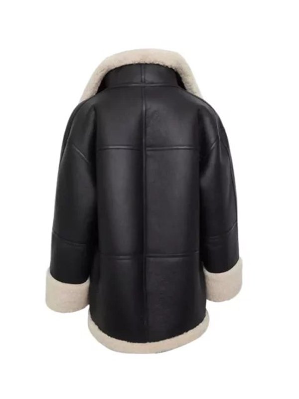 Women B3 RAF Aviator Sheepskin Leather Jacket