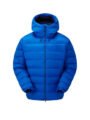 Womens Casual Blue Puffer Jacket