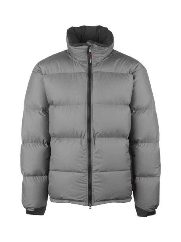 Womens Grey Puffer Down Jacket